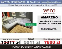 VERO - AMARENO - NAROŻNIK Z FUN. SPANIA I POJ., TK. PERSEMPRA 12